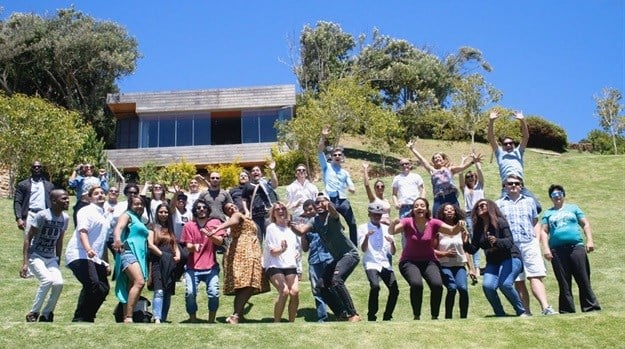 How's that for growth? The Creative Spark Cape Town and Joburg team, in 2016. Buckland far back right again.