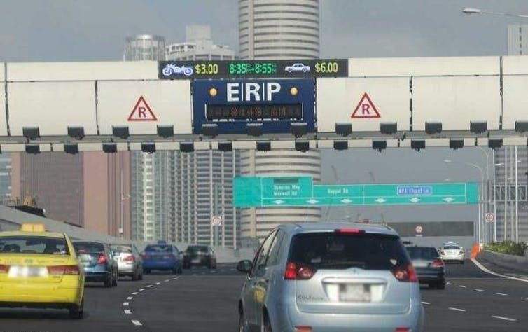 The ERP system in Singapore relies on variable pricing charged to drivers. All Singapore Stuff
