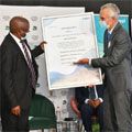 Deputy President Mabuza accepts donations for schools
